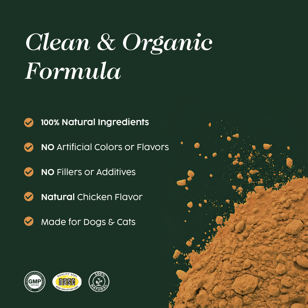 AuraPet - Organic Mushrooms Blend for Dogs and Cats